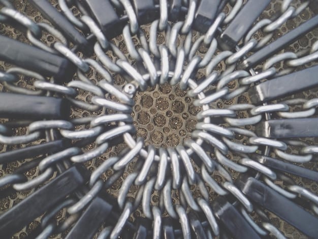 A close-up of a dual-axis solar tracker mechanism, showing the motors and gears used to adjust the panel's angle in both horizontal and vertical directions. The image emphasizes the precision and engineering of the tracking system.