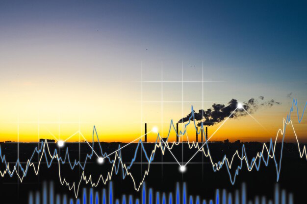A graph showing the growth of renewable energy investments in the US over the past decade, with a clear upward trend.