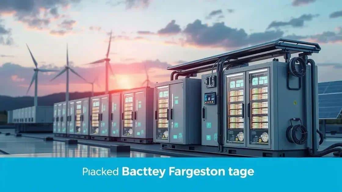 Future outlook for battery storage growth