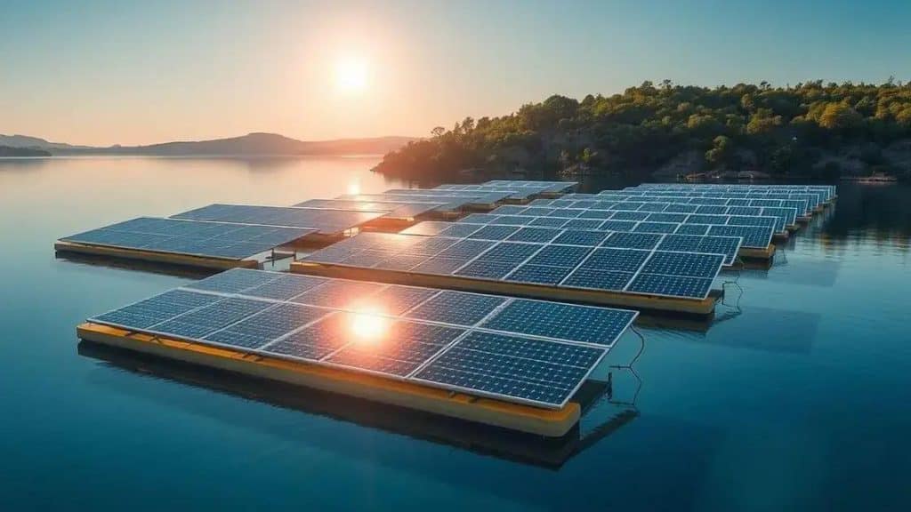 Floating solar installations on reservoirs: a sustainable solution