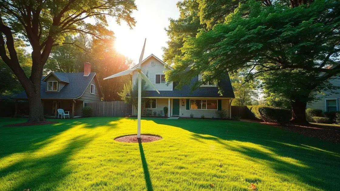 Benefits of adopting wind energy at home