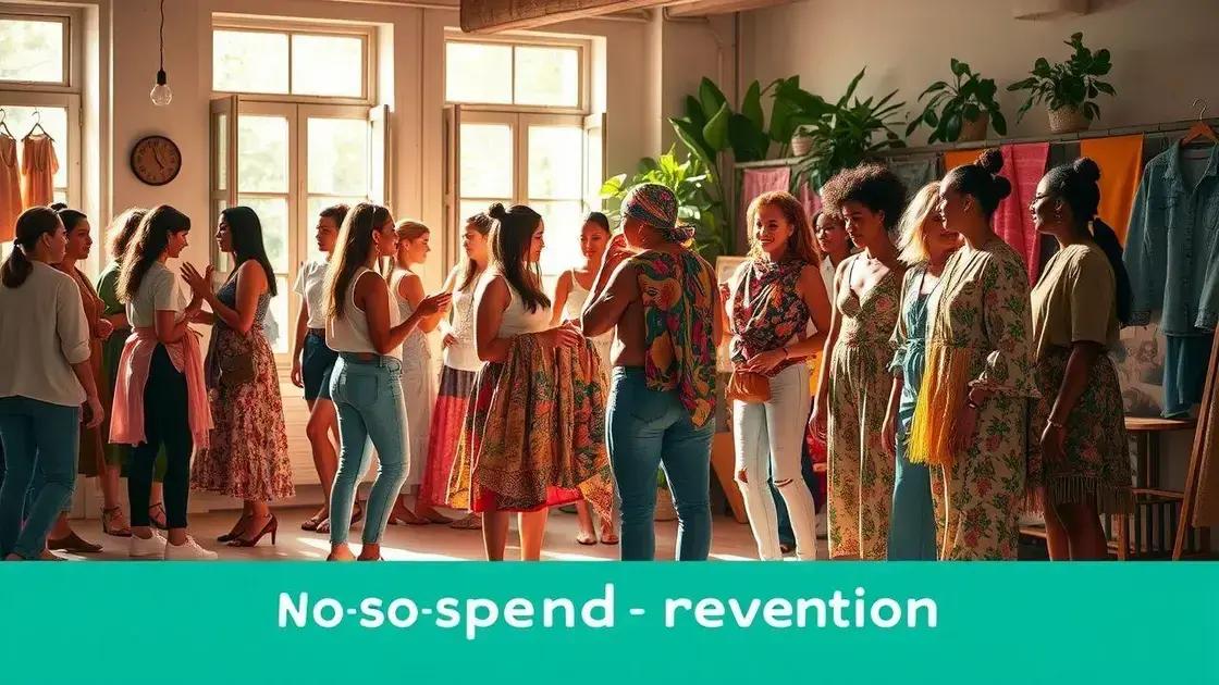 Benefits of participating in a no-spend fashion lifestyle