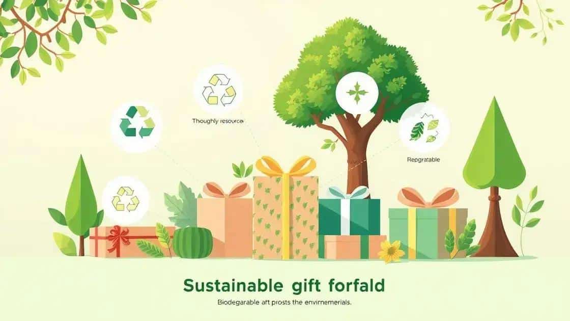 The impact of sustainable gifting on the environment