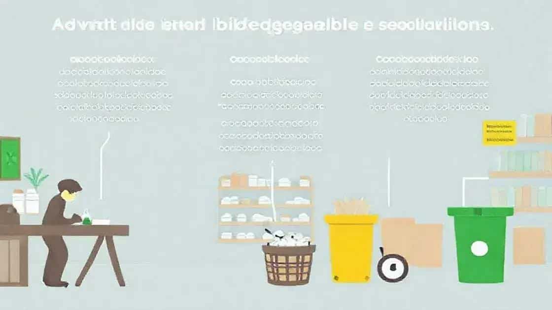 Challenges in the adoption of biodegradable solutions