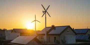 Small-scale clean energy projects with solar, wind, and battery storage solutions.