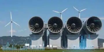 Direct Air Capture: 2024 Federal Tax Credits for US Innovators Futuristic direct air capture facility with tax credit overlay