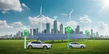 Integrated clean energy technologies symbolizing growth and investment in the clean tech sector.