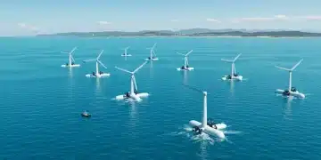 Tidal energy turbines generating electricity in U.S. coastal waters